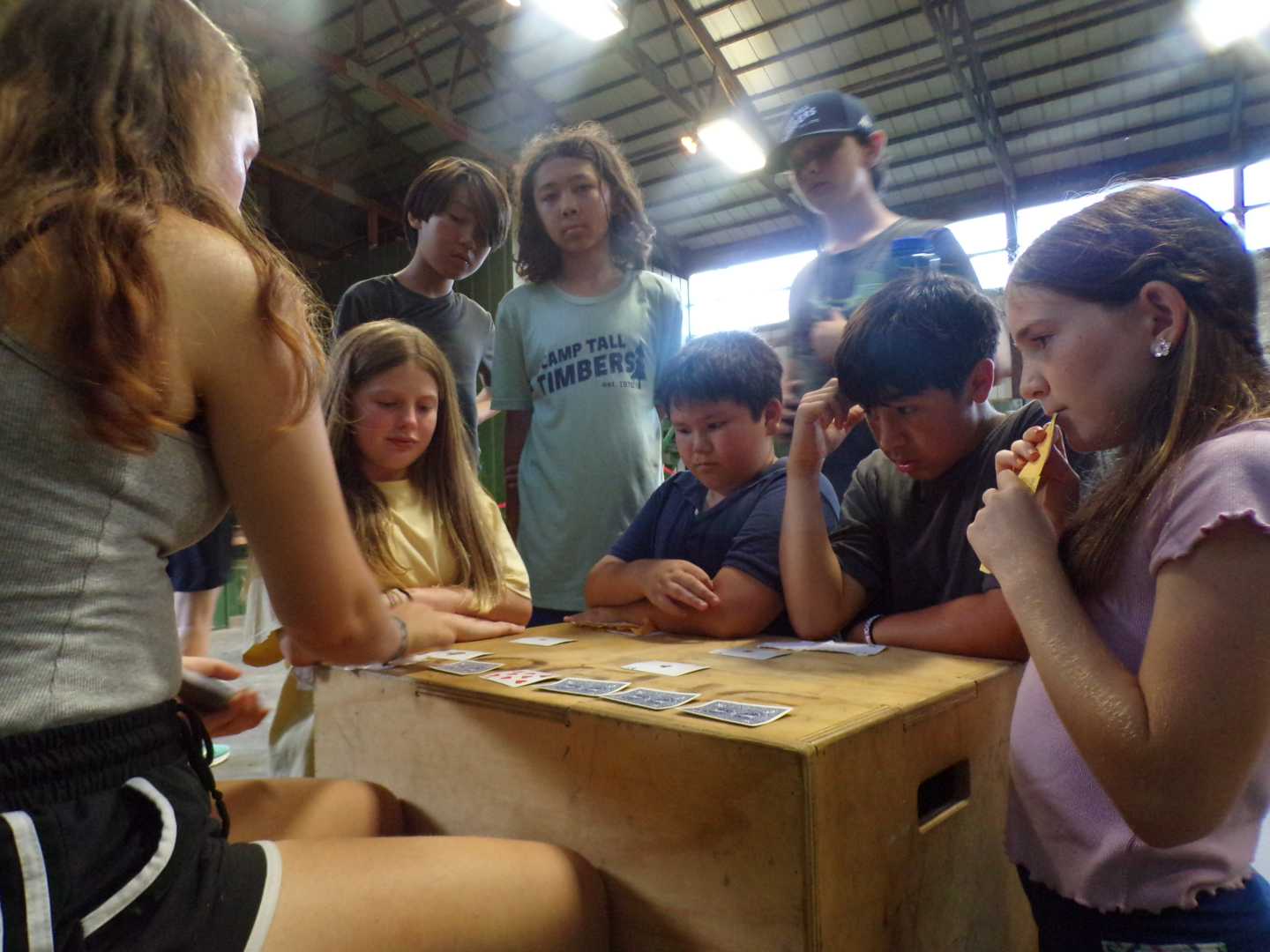 Camp Tall Timbers Campers enjoying the benefits of summer camp